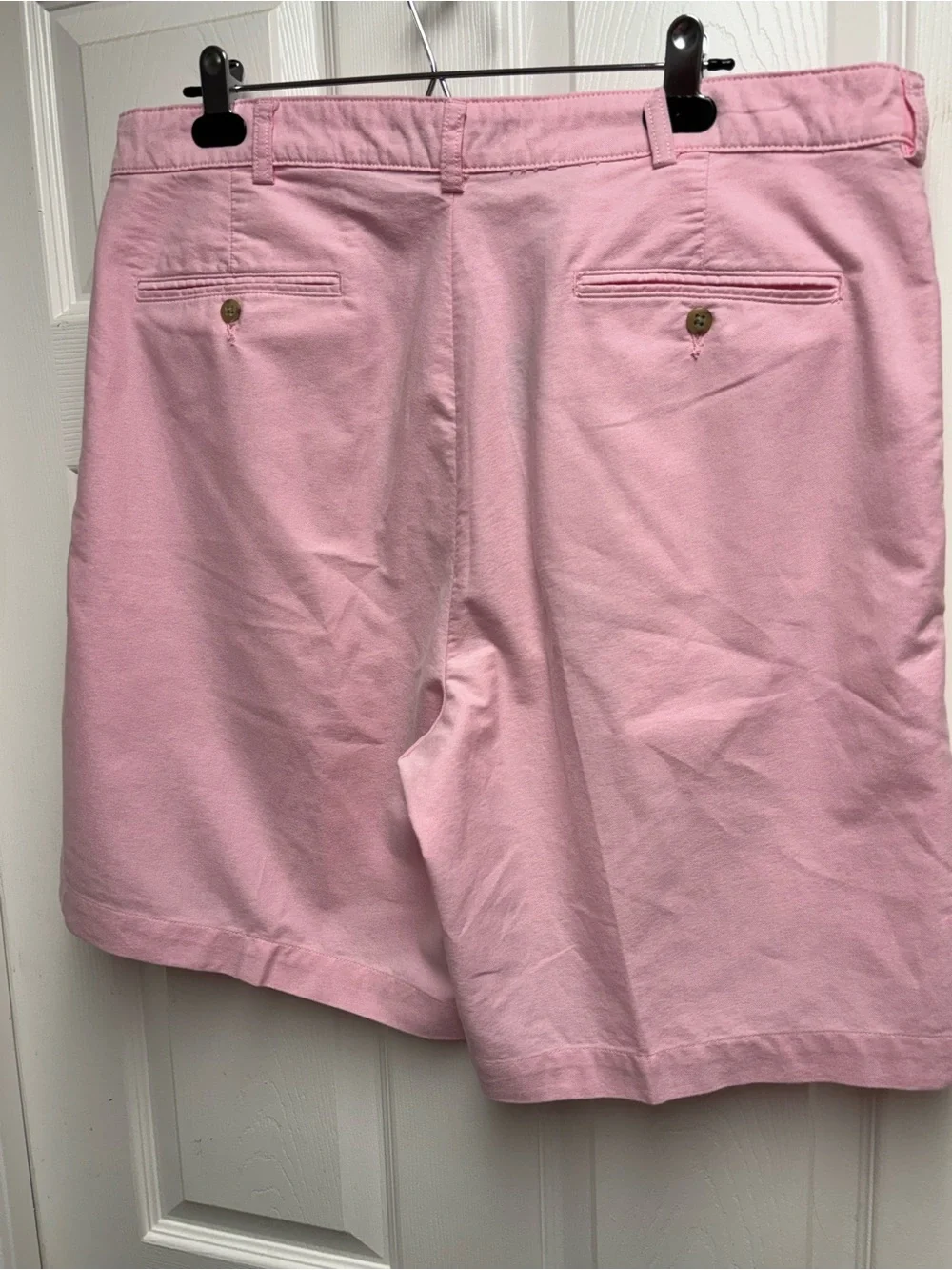 Polo Ralph Lauren Men's Pink 100% Cotton Pleated Tyler Chino Shorts Size 38
